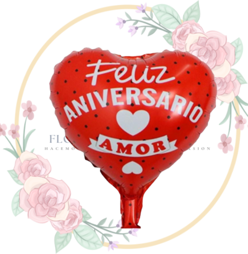 Globo Corazòn Aniversario