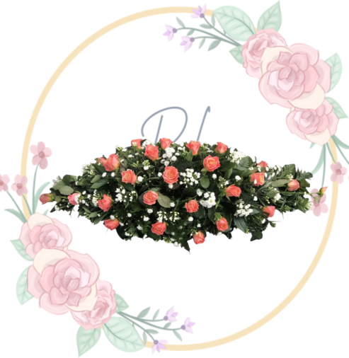 FUNEBRE Cubre Urna de Paz 25 Rosas