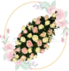 Cubre Urna 30 Rosas