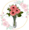 Florero de 3 Gerberas