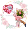 Rosa con Globo
