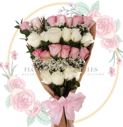 RAMOS rosas escala Ramo AMOR