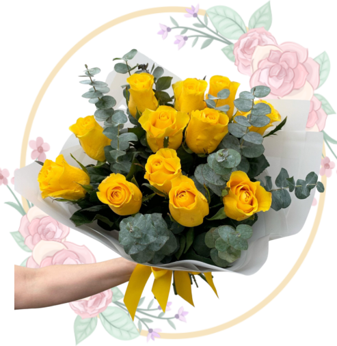 RAMOS (6) Ramo Rosas Amarillas