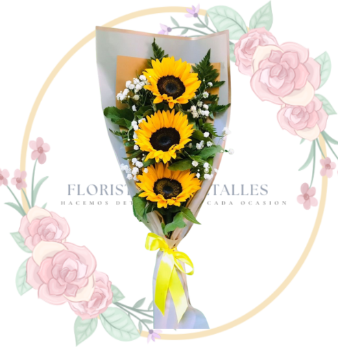 RAMOS (61) Ramo Girasol Radiante