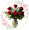 Florero 6 Rosas