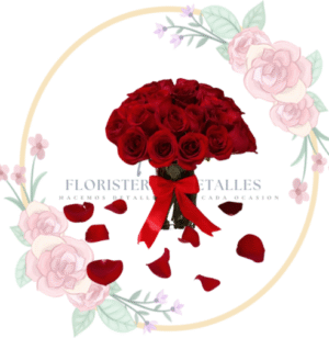 Florero 24 Rosas