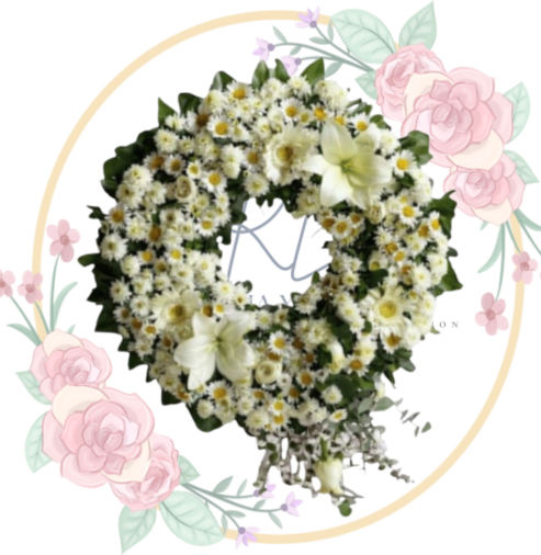 FUNEBRE (14) Corona Mix De Flores