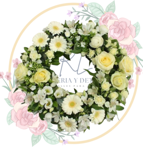 FUNEBRE (24) Corona Fúnebre 50cm