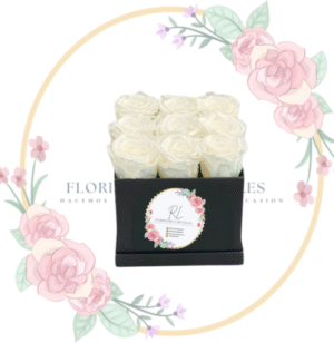 Box Cuadrado 9 Rosas