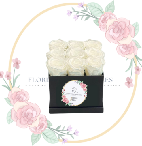 FUNEBRE (3) Box Cuadrado 9 Rosas