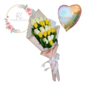 WhatsApp Image 2025-10-08 at 11.02.15 PM (1) Ramo 12 rosas y 10 tulipanes con globo