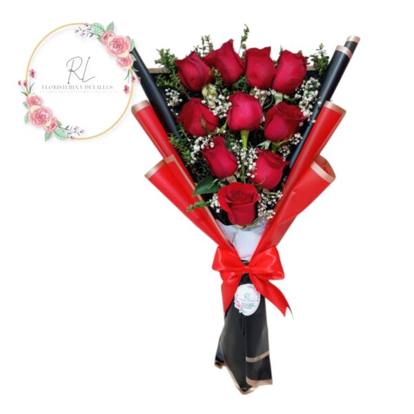 WhatsApp Image 2025-10-08 at 11.02.16 PM Elegante ramo de 10 rosas follaje e ilusión