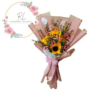 Ramo increible de 4 girasoles