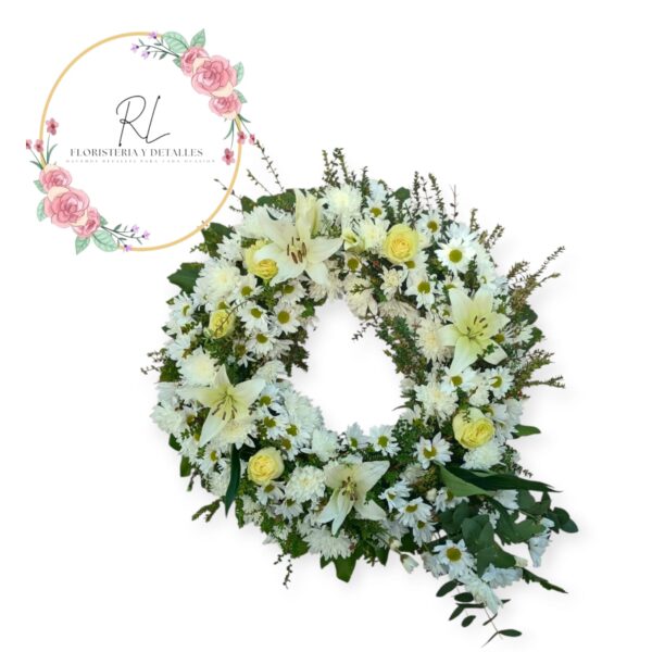 CORONA CONDOLENCIAS Y RESPETO