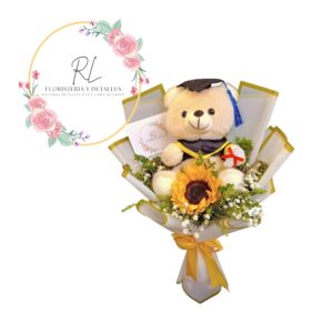 Ramo 1 girasol y peluche