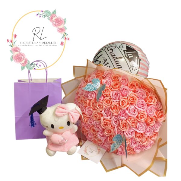 RAMO BUCHON 100 ROSAS