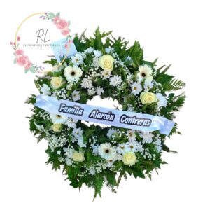 CORONA PARA DESPEDIR CON RESPETO