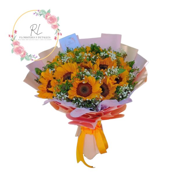 RAMO 15 GIRASOLES PARA SORPRENDER