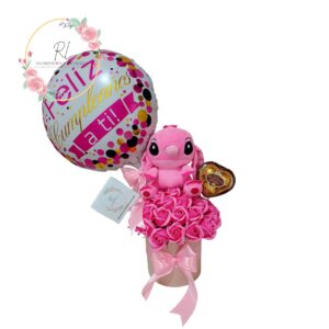 LINDO BOX PINK STITCH