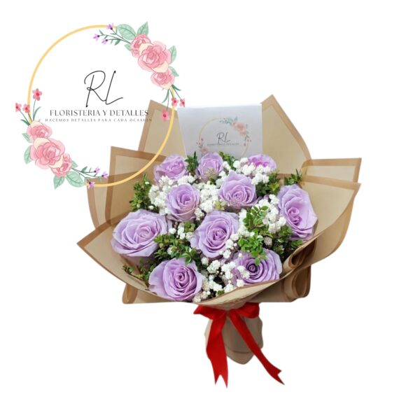 WhatsApp Image 2026-05-28 at 1.48.01 PM PRECIOSO RAMO DE ROSAS LILAS CON FOLLAJE