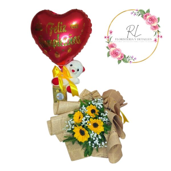 WhatsApp Image 2026-09-07 at 19.45.24 RL pack ramo 4 girasoles, peluche y bombones ferrero x8 con globo