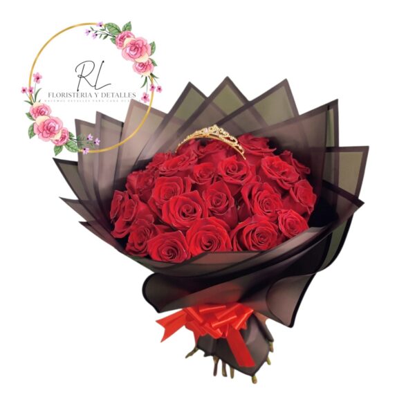 RAMO IMPERIO 24 ROSAS ROJAS